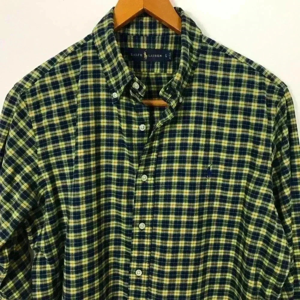 Ralph Lauren Cotton Checked Large Button Shirt